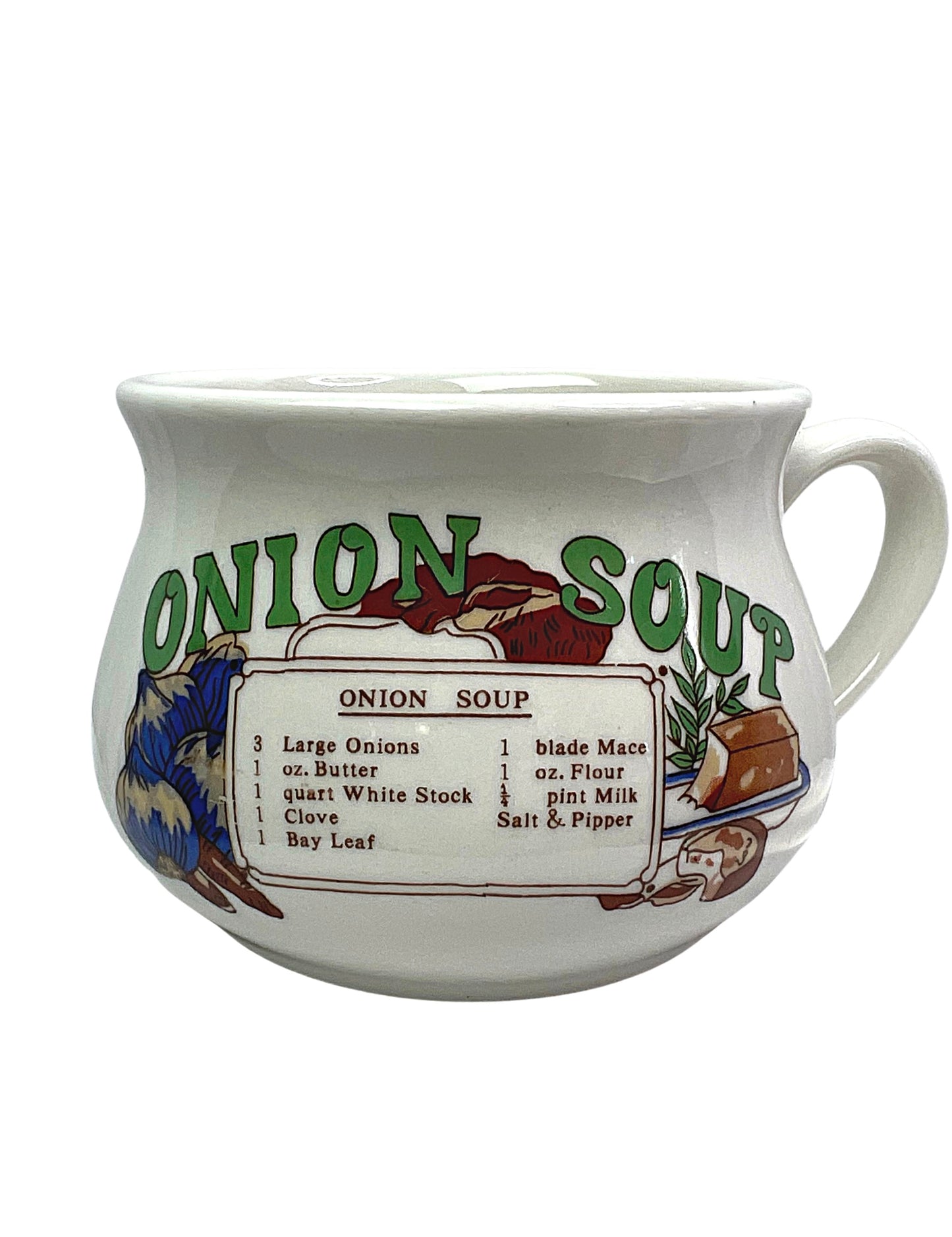 70’s Onion Soup Recipe Crock Mug