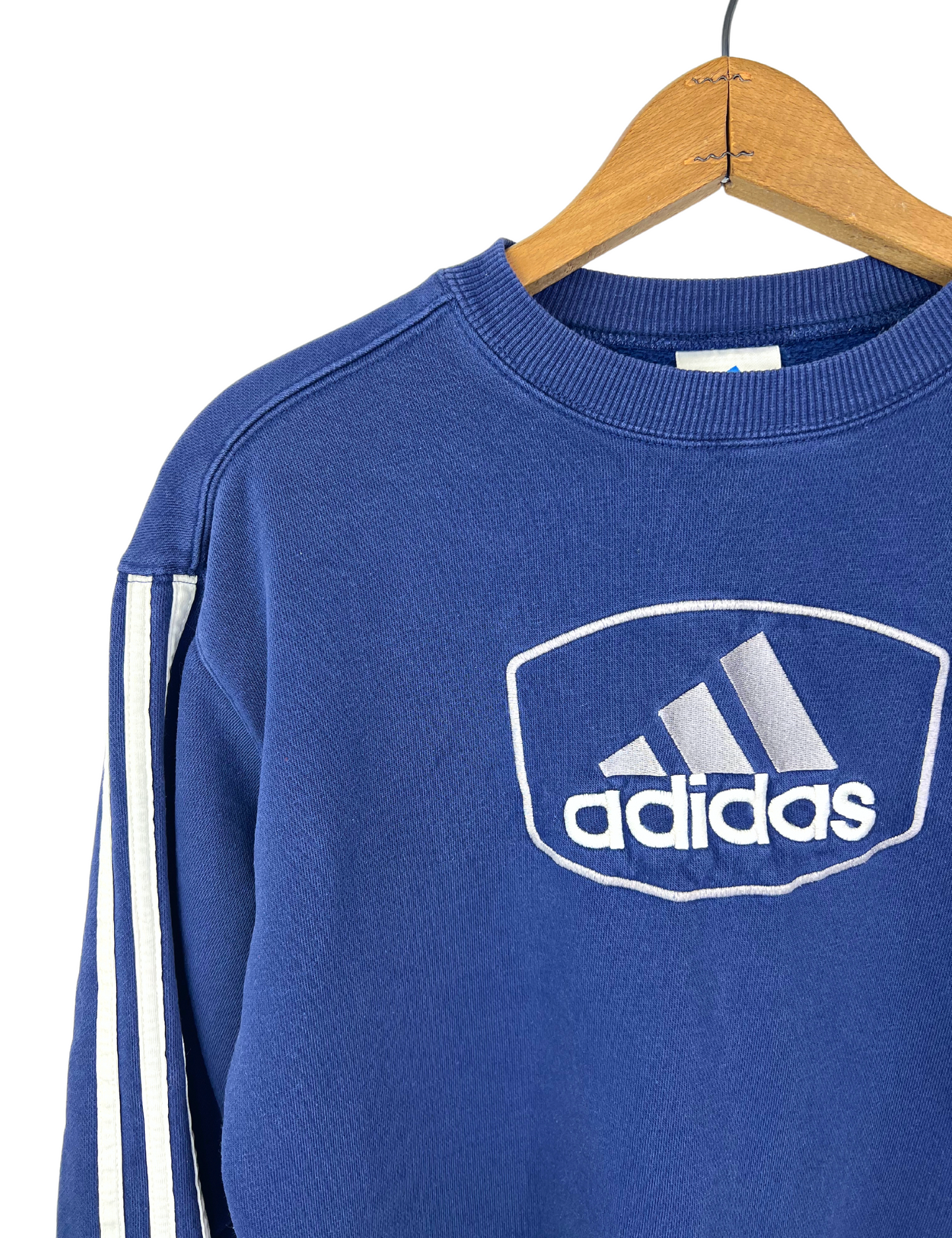 90’s Adidas Trefoil Logo Cropped Sweatshirt