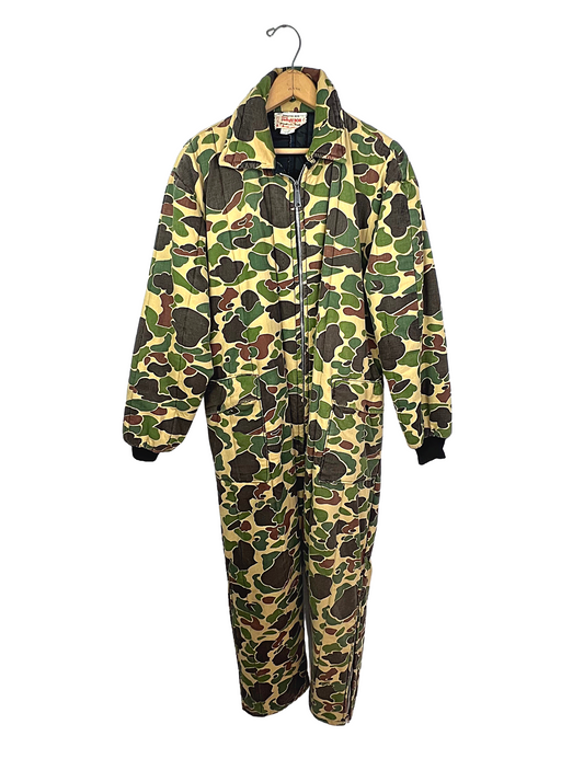 60’s Duck Camo Insulated Hunting Suit Size M/L