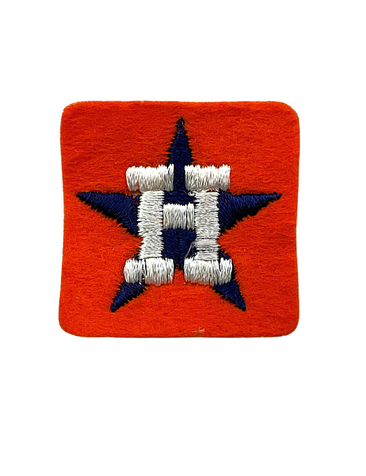 00’s Houston Astros Baseball Felt Patch 2” x 2”