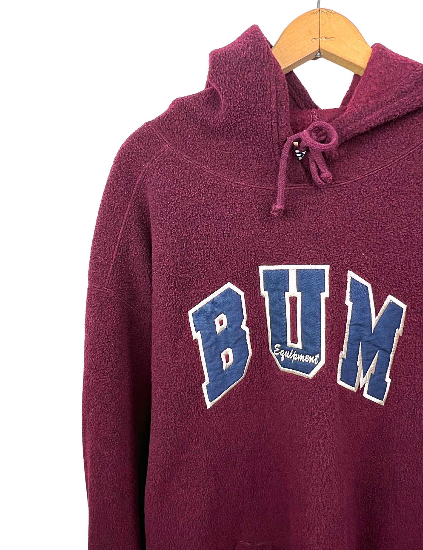 90’s BUM Equipment Fleece Hoodie Sweatshirt Size 1X/2X