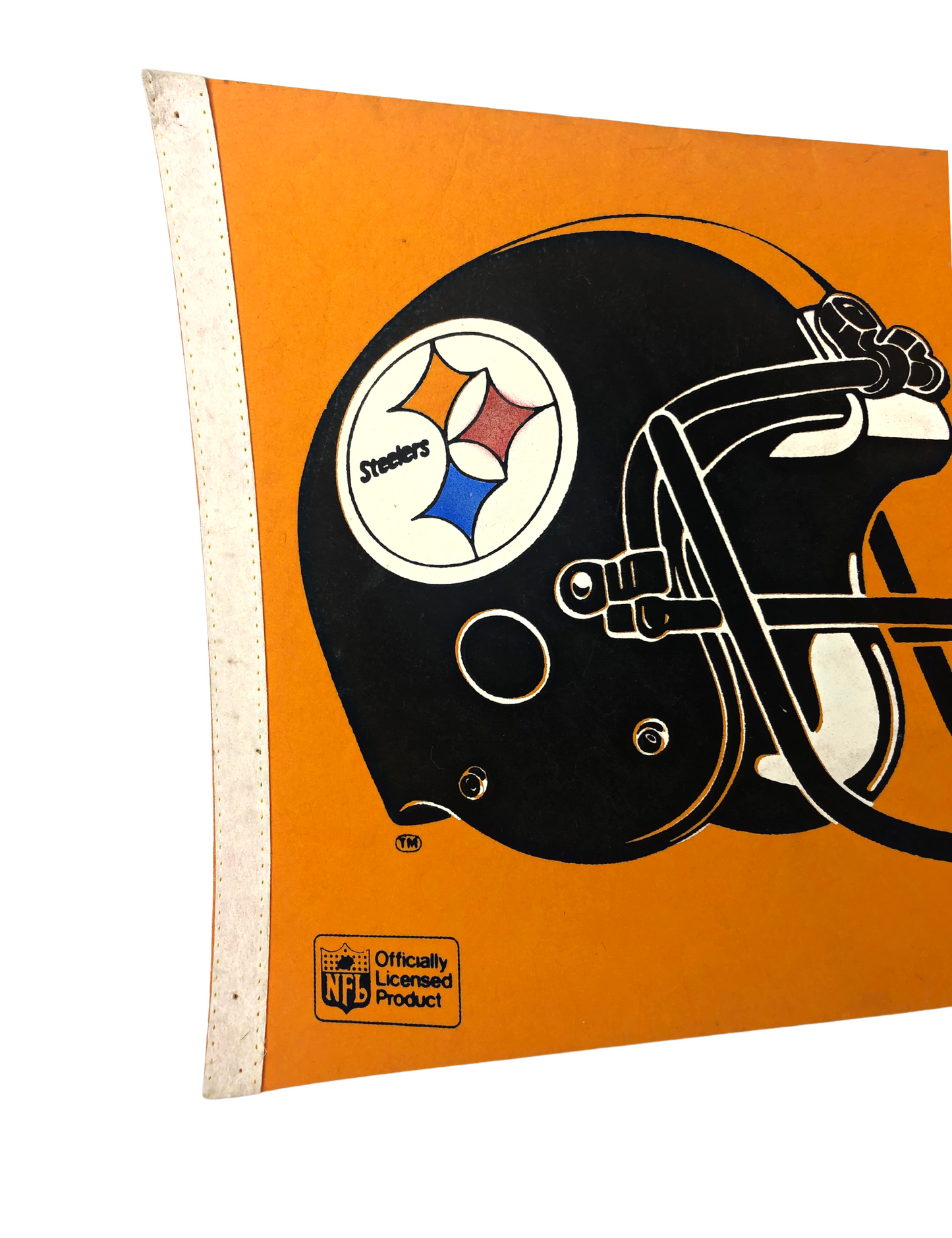 1970’s Pittsburg Steelers Football Felt Pennant 30” x 12”